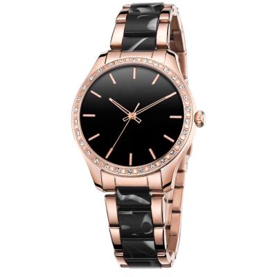 China 2019 New Analog Quartz Wrist Watch Women Watch Fashion Leather Strap watch with Mother of Pearl Dial for sale