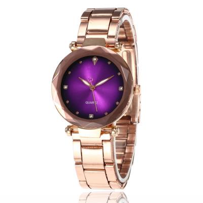 China Ladies Luxury Quartz Dress Colorful Dial Analog Alloy Classic Quartz WristWatch Women's Fashion Watch OEM for sale