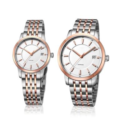 China Ladies Fashion Wrist Watch Stainless Steel  Quartz Couple Lovers Watch OEM Men Fashion Watch for sale