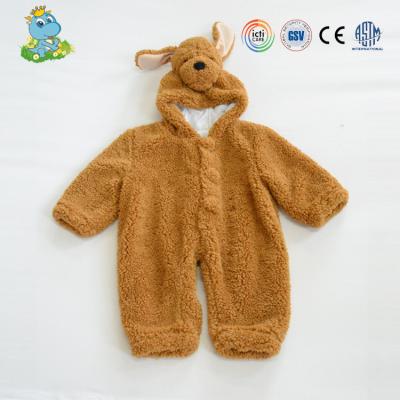 China Custom high quality animal long sleeve shape baby winter rooper clothes for sale