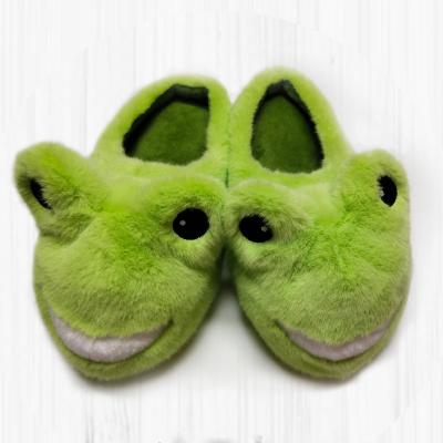 China Anti-odor Super Soft Animal Slippers Warm Indoor Home Slippers For Winter For Kids for sale