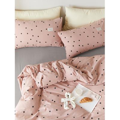 China Simple Unique Polka Dot Sexy Comforter King Cover Bedspread and Sets Cover Comforter for sale