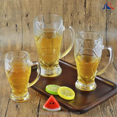 China 650ML 400ML 260ML Mug Viable Beer Mug Glass Juice Cup for sale