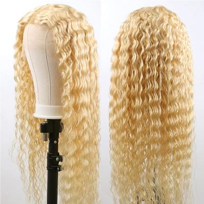 China Straight 30 40 Inch Wig Virgin Hair Blonde 613 Full Lace Hair Lace Front Wigs Wholesale Deep Curly Wigs Body Wave Long Straight for sale