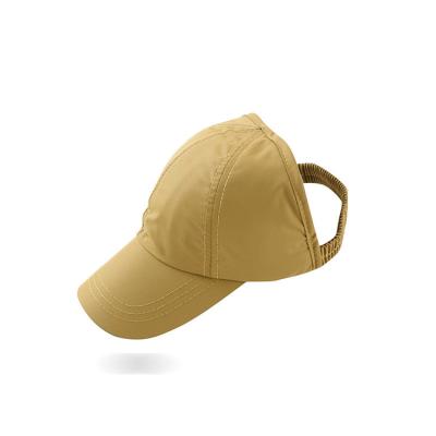 China Half top Horsetail hat half top baseball hat personality sunscreen horsetail hat solid color summer outdoor sports headgear for sale