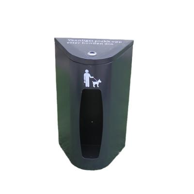 China Stocked Outdoor Park dog pet waste station bins waste poop container dog waste bin for sale