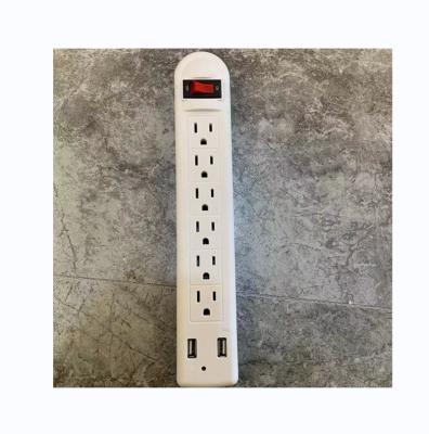 China Safety Convenient Wholesale Socket Power Strip ABS South America Custom White Multifunctional Socket for sale