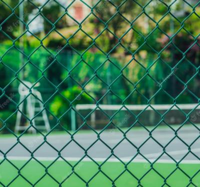 China Anping Fabrik gut Chain Link Zaun Stadion Zaun 9-Gänge Chain Link Drahtnetz Zaun zu verkaufen