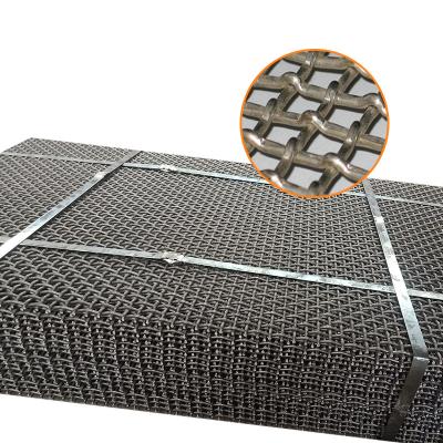 China Robust Crimped Woven Wire Screen: Industrial-Grade Steel Iron Mesh for Rock Quarries and Excavation Endeavors for sale