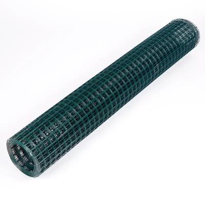 China Custom 1/2'' Inch Welded Wire Rabbit Cage Pvc Coated Welded Wire Mesh Roll For Fence for sale