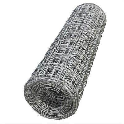 China Venta al por mayor de alta calidad 1x1 galvanizado en caliente de hierro soldado con malla de alambre de tela / 16 rollos de malla soldada con calibre en venta