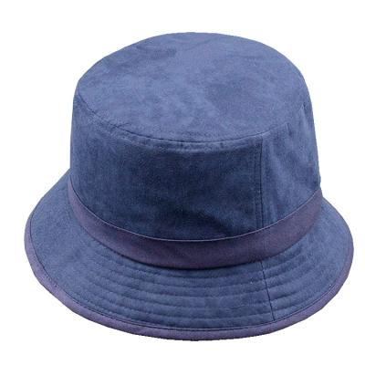 China European and American High Quality Bucket Hat Big Brim Style Cotton Corduroy Bucket Hats Custom Black Bucket Hats for sale