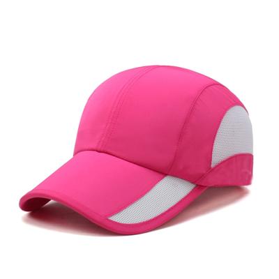 China breathable & Wholesale Unisex Waterproof Mesh Sports Cap Outdoor Running Sports Adjustable Hat for sale