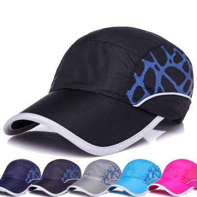 China breathable & Waterproof 100% polyester promotion sports cover running sports quick dry baseball cap and hat for sale