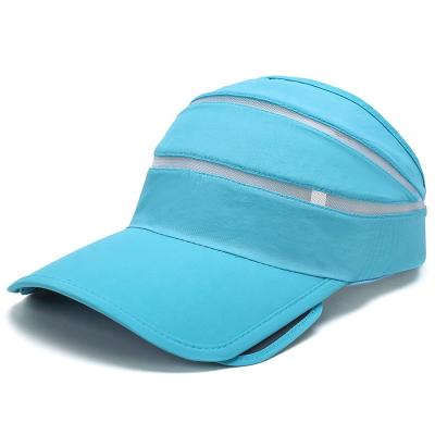 China New Summer New Summer Sun Visor Protection Women Girls Hot UV Outdoor Beach Big Brim Sun Visor Hat Cap for sale