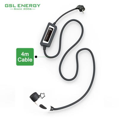 China GSL Mode2 EV Car Chargering 3KW 16A Electric CE Portable Car Charger With Cable TM-C016A-EU for sale