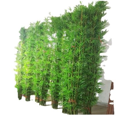 China Application Different Sizes Factory Wholesale 3M Outdoor Fence Decoration Bamboo Leaves Artificial Plant Tree artificial bamboo tree for sale