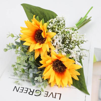 China Modern INS wedding home decoration bride holding artificial flower bouquet for sale