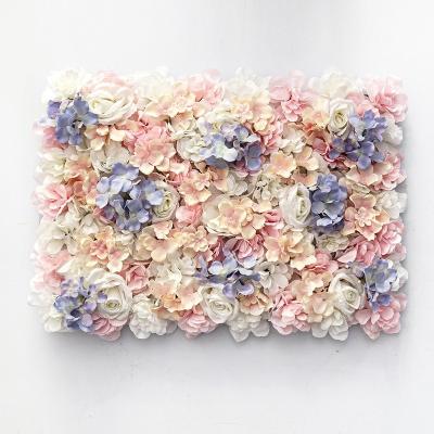 China Silk cloth top seller Artificial Silk Flower Wall flower manufacturer White Peony wall flower decor wedding for sale