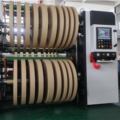 China BINBAO SLA Retail Series Paper Elephant Roll To Rolls Slitting Rewinding Machine For Paper Cups Bottom Rolls Making for sale