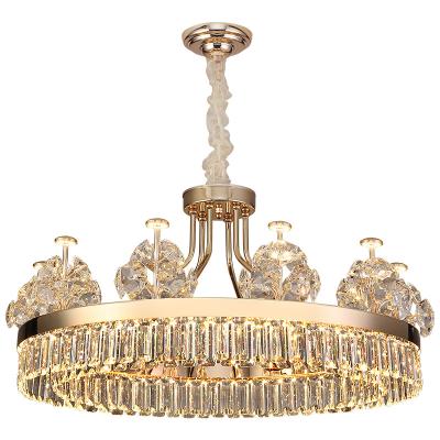 China New Modern Wedding Round Luxury Modern Crystal Chandelier for sale