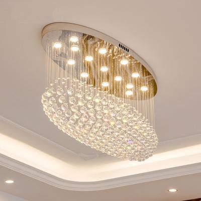 China 2021 Modern Linear Crystal Raindrop Chandelier Most Popular Hanging for sale