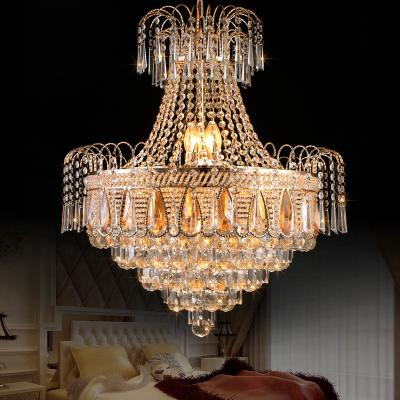 China 2021 Luxury Light Crystal Pendant Ceiling Chandelier Luxury Living Room Wedding Led Lamps for sale