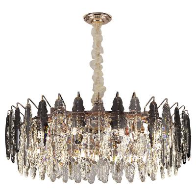 China 2021 Iron+ Crystal Design Modern Luxury Crystal Economical Luxury Custom Chandelier for sale