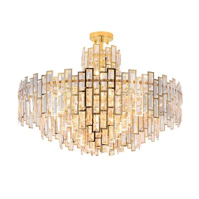 China Modern Indoor Modern Ceiling Living Room Luxury Crystal Chandeliers Lights for sale