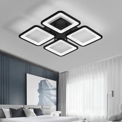 China 2021 modern new design modern simple 110V 3colors dimming led bedroom ceiling light for sale