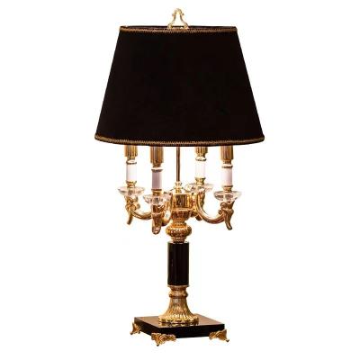 China Factory price luxury crystal table lamp modern modern living room bedside lamp office hotel for sale