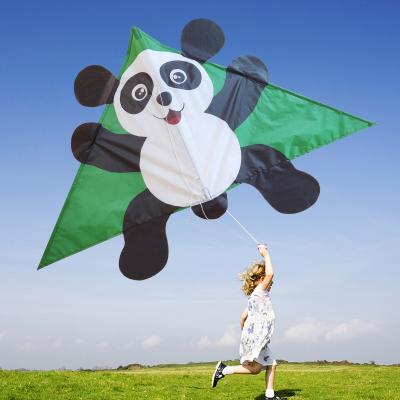 China Cute toy ripstop panda kite durable nylon 3d kite wholesale new design for kids for sale