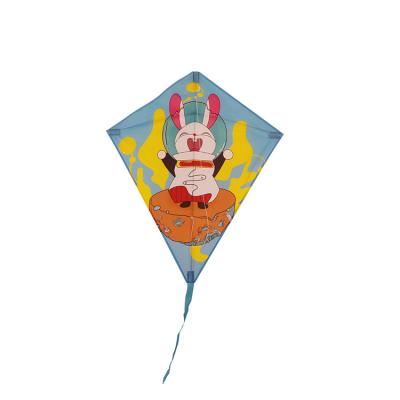 China Diamo Shaped Big Small Soft Wholesale Cheap Toy Ripstop Kite Diamond Logo Kites Price Cartoon Kites for sale