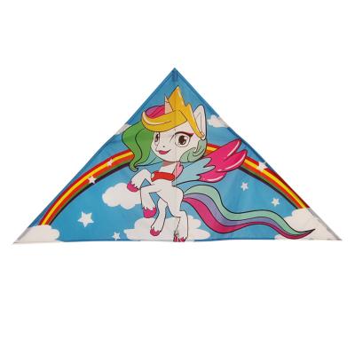 China Toy Wholesale Cheap Single Line New Delta Model Kites Large Colorful Beginner Delta Kites Flying Well for sale