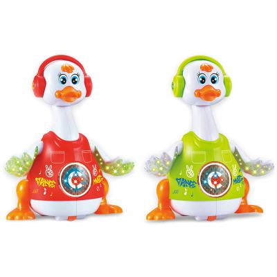 China Musical Toy New Arrival Duck Musical Duck Toy For Educational Toys Music Electric Universal Duck With Swing for sale