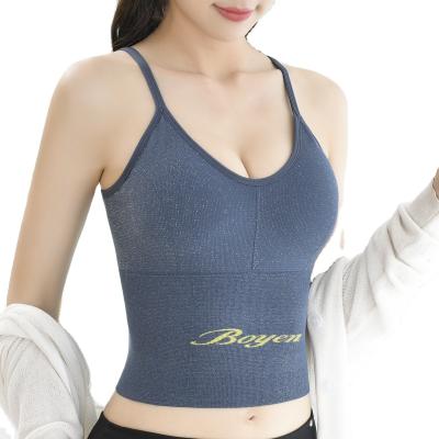 China Factory Wholesale Fashion Breathable Tube Comfortable Women Sports Seamless Tube Top And Breathable Tops for sale