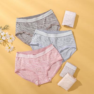 China Factory Price Breathable Mid Waist Women's Briefs Girl Briefs Underwear Female Panties Girls Cotton Solid Panties for sale