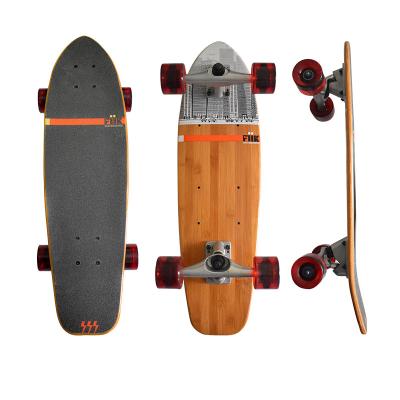 China Factory Supply Youth Mini Surf Bamboo Electric Skateboard Skateboard For Adult for sale