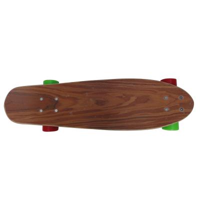 China With Airbrush Griptape Light Weight Hot Selling Wholesale Wood Cut Out Long Board Deck Skateboard Surf for sale