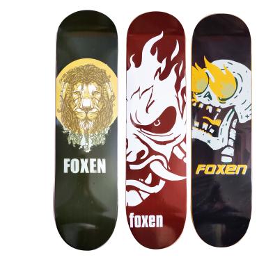 China Youth Wholesale Hot Selling Best Price 31.5*8 Inch Sports Entertainment Skateboard Deck OEM 7Ply Canadian Maple For Sale for sale