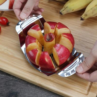 China Amazon Success Sustainable 8 Stainless Steel Blades Fruit Tools Apple Cutter Slicer Hollow Punch Punch for sale