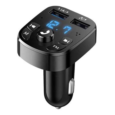 China UniversalÂ   Handfree Wireless FM Transmitter Blue-tooth Car Kit Dual AUX Player. USB Car Charger 2.1A MP3 Music TF Card U Disk for sale