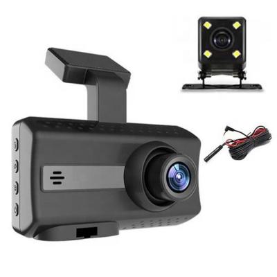 China G-sensor HD 1080P Dash Cam Lens Dual 3 Inch Cycle Recording Car DVR Camera Driving Recorder 24Hr Parking DVR Night Vision Dish Camera for sale