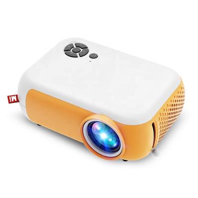 China A10 Mini Led Projector 1080P Built-in Speakers Supported Projector Portable Movie Wired Mirror For iPhone Home Theater HDMI-Compatible for sale