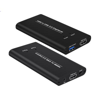 China Aluminum USB3.0 Output 1080P Disc 6ports Video Capture Card With Audio For Game Video Live Streaming Capture Card for sale