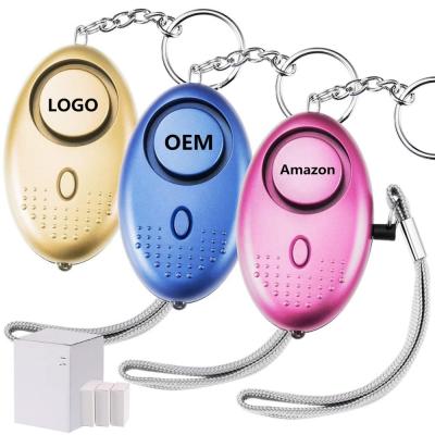 China Amazon Hot Sale Individual Key Chain Alarm 130db Safe Personal Alarm for sale