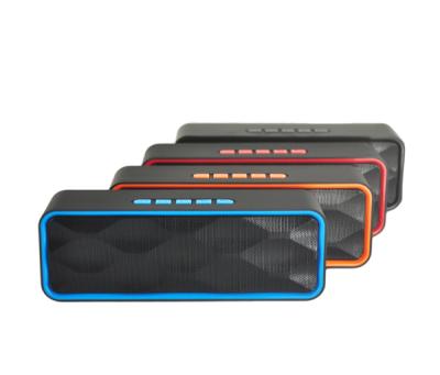 China No Loudspeaker Portable TF Card Outdoor FM Radio Mini Woofer Wireless Speaker With MIC for sale