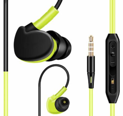 China With Earhook Retail Choice Sports Headphone Earbuds Volume Control Stock Build In Mic Wired Stereo Headphone For iPhone With Ear Hook for sale