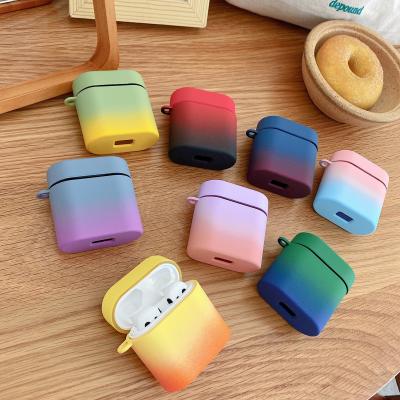 China Light gradient candy colors hard PC case for xiaomi Air 2s cover device for MI Air 2s wireless earphone case for sale