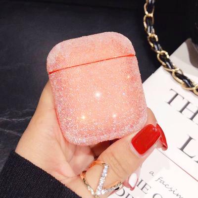 China Luxury Bling Crystal Diamonds Protective Cover For Airpods Earphone Case Light Candy Color For Airpods 1 2 3 for sale